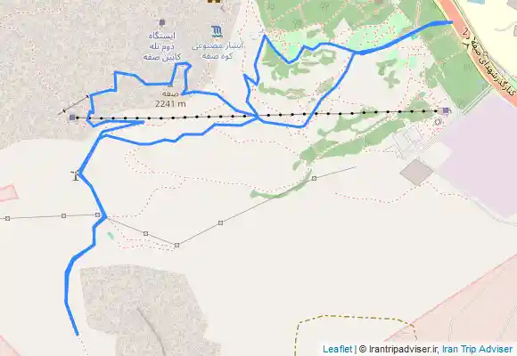 ترک جی پی اس قله صفه+هفت چشمه