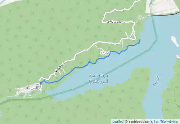 ترک جی پی اس Sad lafor ta Kolbe darvish piade- Gālesh Kolā