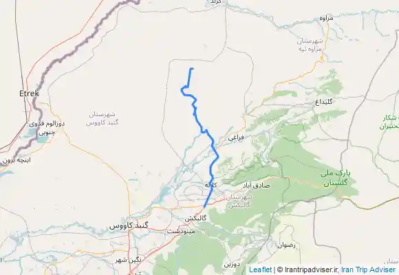 ترک جی پی اس Zīāratgāh-eh Khāled Nabī - Kamālābād خالد نبی