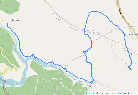 ترک جی پی اس اورامان مسیر بیلاق سردشت به دره دال و روستای عباس آباد
