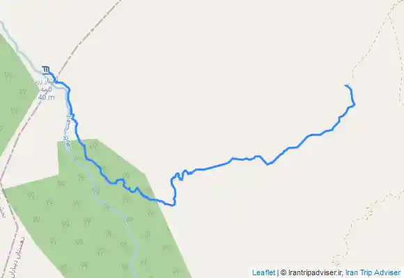 ترک جی پی اس Zarde Lime Waterfall آبشار زردلیمه از سمت تعاونی دینارون