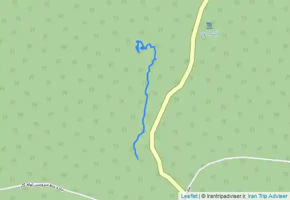 ترک جی پی اس مسیر آبشار بلند به آبشار اول لوه