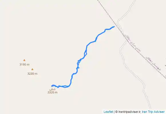 ترک جی پی اس قله شنلی, دهاقان, ۳۳۶۹ متر