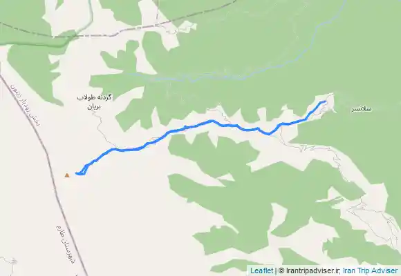 ترک جی پی اس پشته کوه از سلانسر