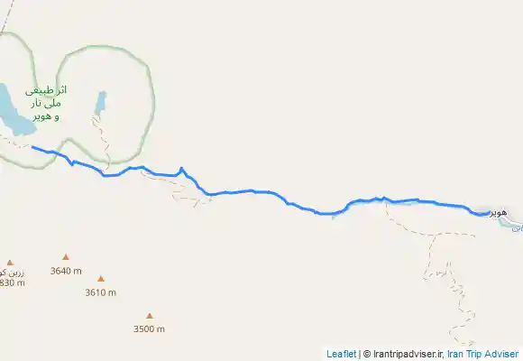 ترک جی پی اس دریاچه‌ی تار به روستای هویر