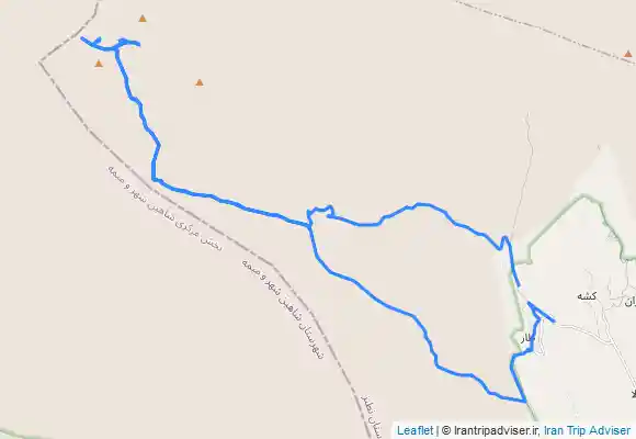 ترک جی پی اس پیمایش رینگ کرکس از روستای طار