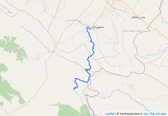 ترک جی پی اس ابشار اب سفید به بورم