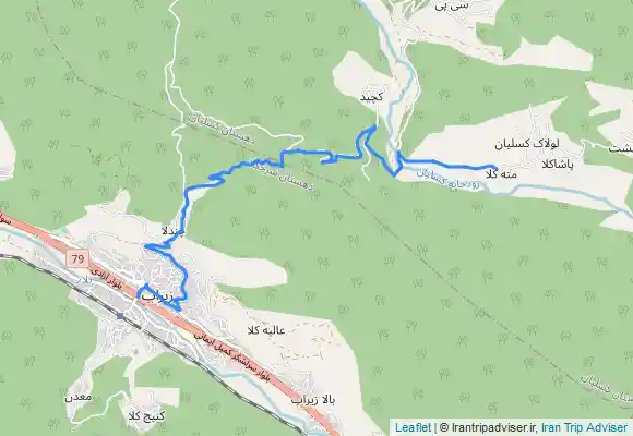 ترک جی پی اس روستای مَتکُلا (از زیراب)