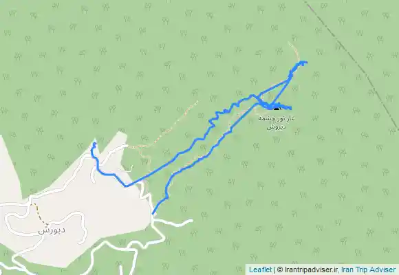 ترک جی پی اس چشمه سفید و غار دیورش