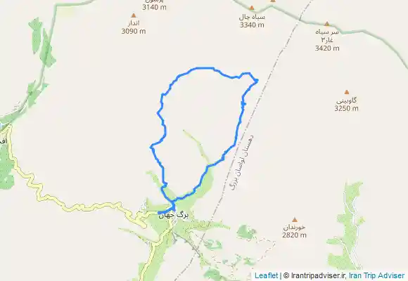 ترک جی پی اس آبشارهاي ميانرو -دشت اندار