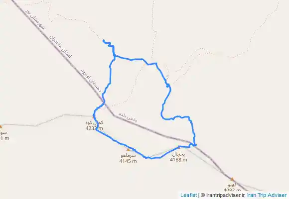 ترک جی پی اس Dashte kamankouh.yakhchal.sarmaho.kamankouh