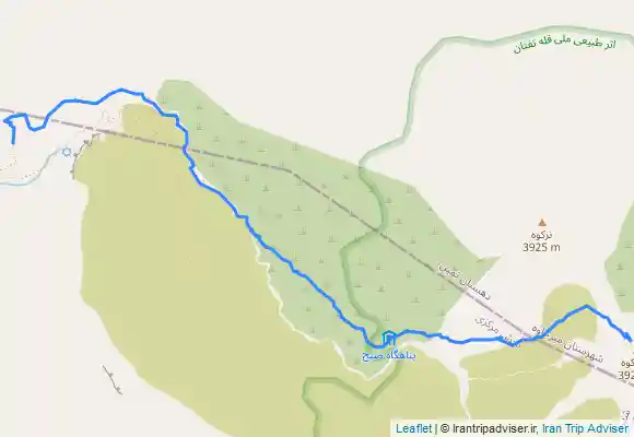 ترک جی پی اس کوه تفتان