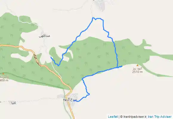 ترک جی پی اس خوش انگور از سرخ گریوه به یانه سر
