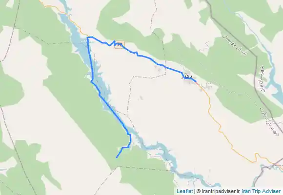 ترک جی پی اس آبشار شیوند(مسیر دهدز - اسکله رکعت)