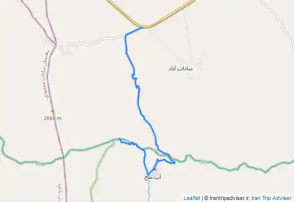 ترک جی پی اس Ab Malakh آبشار آب ملخ