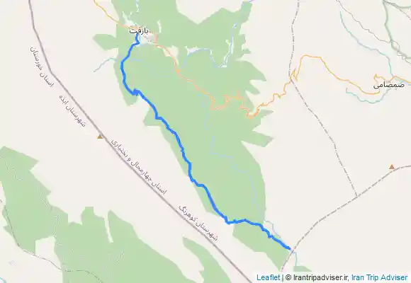 ترک جی پی اس پیمایش آبشار زردلیمه