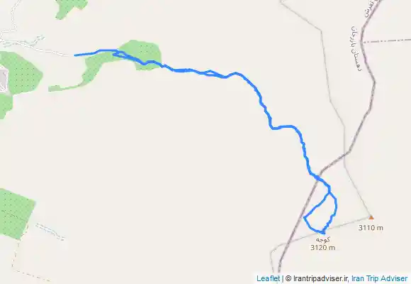 ترک جی پی اس قله کوجه تفرش