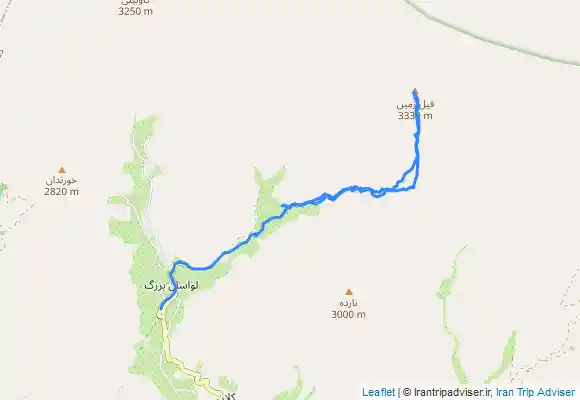 ترک جی پی اس Lavāsān-e Bozorg