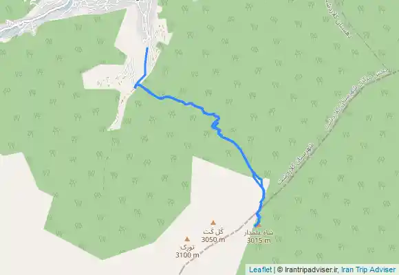 ترک جی پی اس قله شاه علمدار