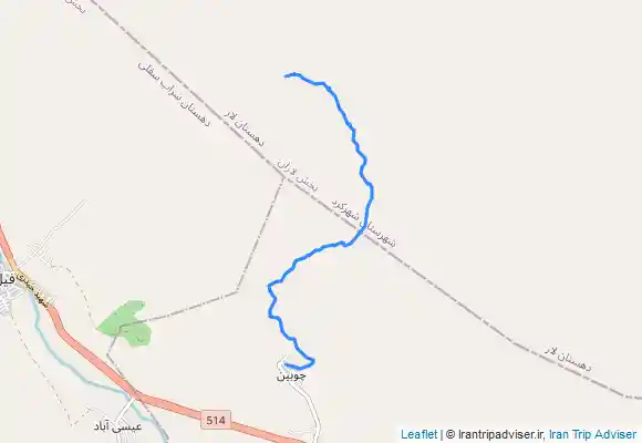 ترک جی پی اس قله چوبین