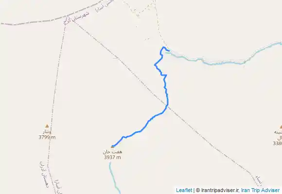 ترک جی پی اس قله هفت خوان (روستای آزادبر)