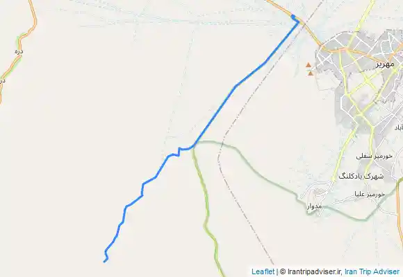 ترک جی پی اس ۱۴۰۱-۲-۳۰ آبشار و دره دامگاهان مهریز، یزد