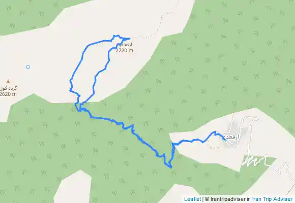 ترک جی پی اس قله ارفع کوه