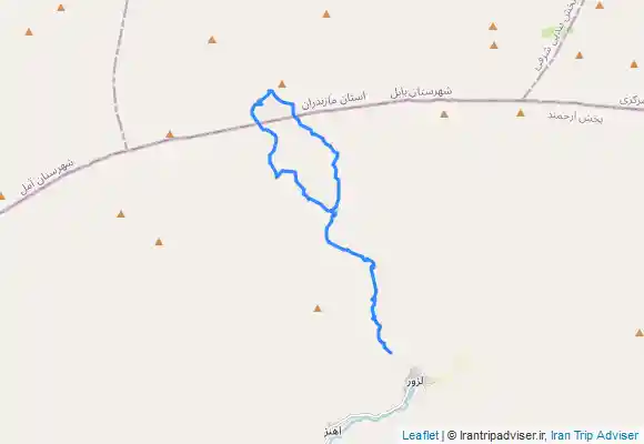 ترک جی پی اس تنگه لاسک فیروز کوه قله میشینه مرگ