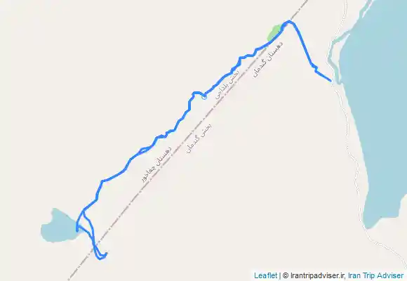 ترک جی پی اس قله کلار تالاب گندمان
