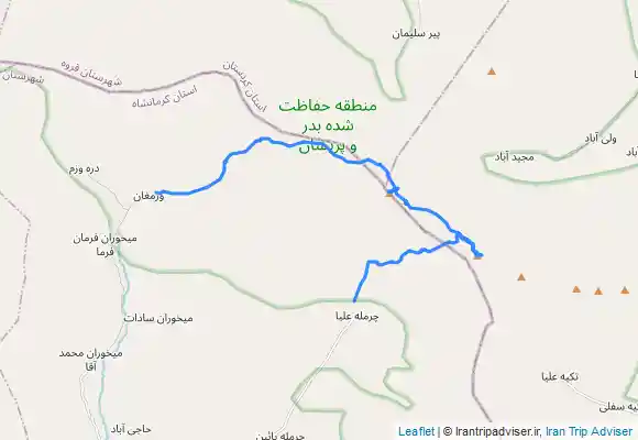 ترک جی پی اس صعود به سه قله پریشان بدر و وزیر