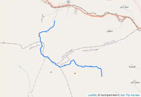 ترک جی پی اس میشو به قره بله و ابشار سرکندیزج