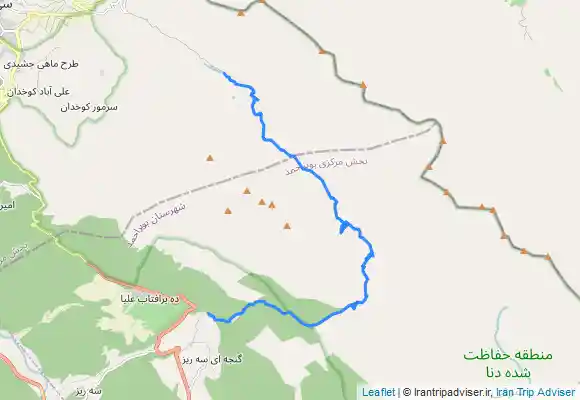 ترک جی پی اس تنگ گنجه ای تا کوهگل