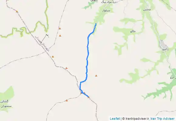 ترک جی پی اس صعود قله های یخچال و کوبری