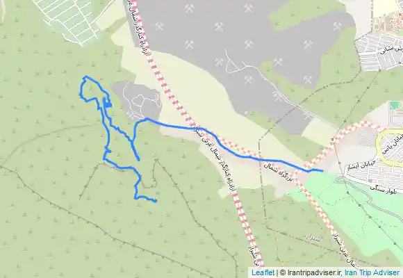 ترک جی پی اس چشمه چویلی کوه سرخ