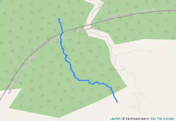 ترک جی پی اس پیمایش دره سرمه جنگل ابر به سمت شیرین آباد