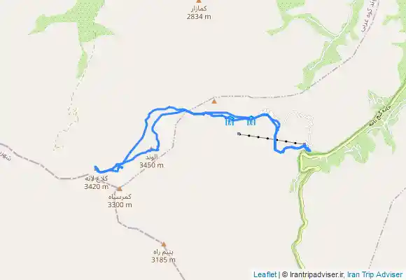 ترک جی پی اس Alvand kalagh lane