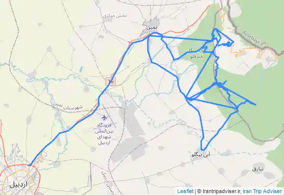 ترک جی پی اس جنگل فندوقلو - Fandoqlu Forest
