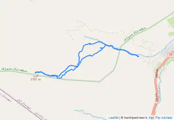 ترک جی پی اس غار و قله گل زرد