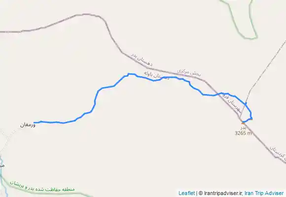 ترک جی پی اس Varmaqān - Charmaleh-ye ‘Olyā