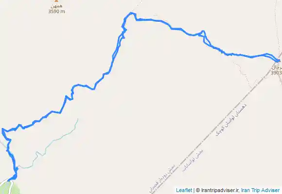 ترک جی پی اس قله مهرچال، شروع مسیر از روستای امامه