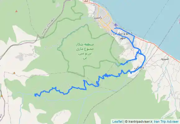 ترک جی پی اس رامسر تا جنت رودبار