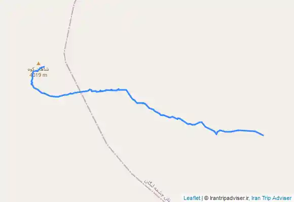 ترک جی پی اس مسير برگشت قله شاهان به چشمه