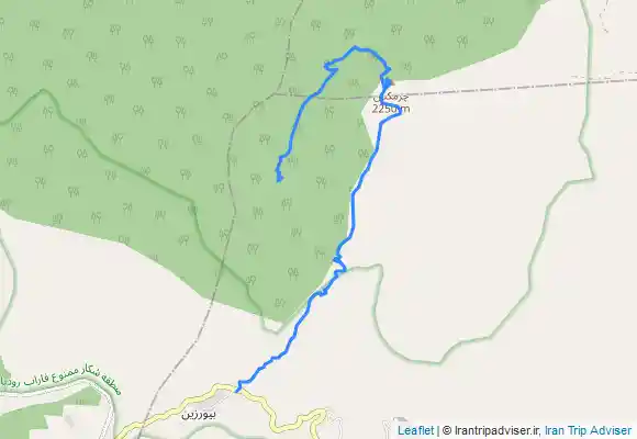 ترک جی پی اس قله چرم کش