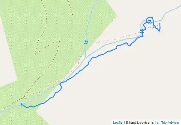 ترک جی پی اس آبشار کفترلو کند علیا ۱