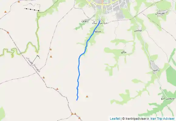 ترک جی پی اس مسیر دره مراد بیگ به قله یخچال