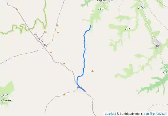 ترک جی پی اس صعود یک روزه به بام استان همدان قله یخچال و قله کوبری