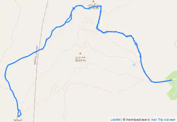 ترک جی پی اس شیرکوه یزد