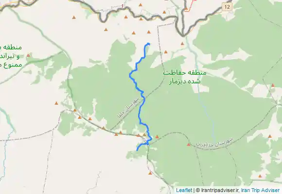 ترک جی پی اس مسیر آستمال به اوشتبین