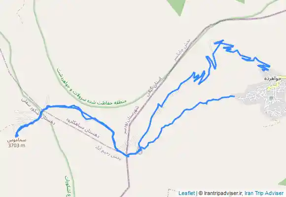 ترک جی پی اس صعود به سماموس Samamous