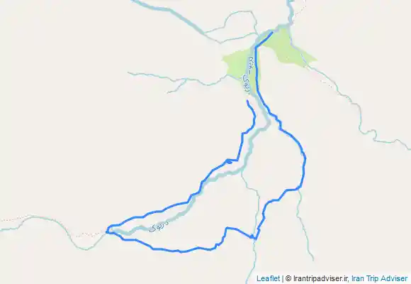 ترک جی پی اس پیمایش از دشت دریوک دامنه های اطراف چشمه آسونه کوه